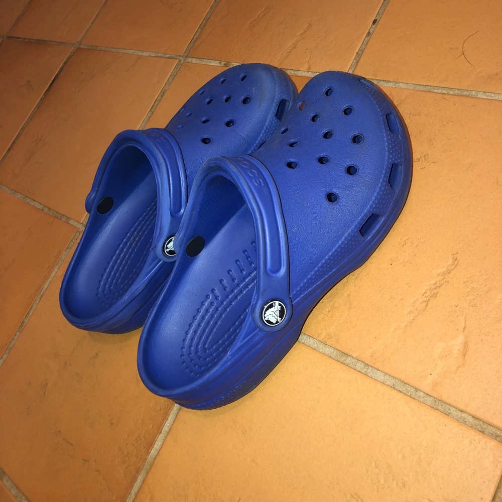Blue Crocs